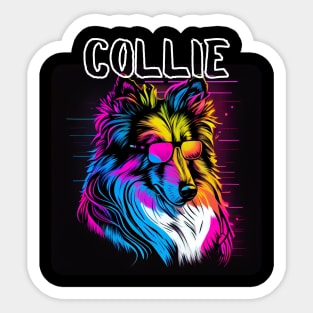 Graffiti Style - Cool Collie 7 Sticker